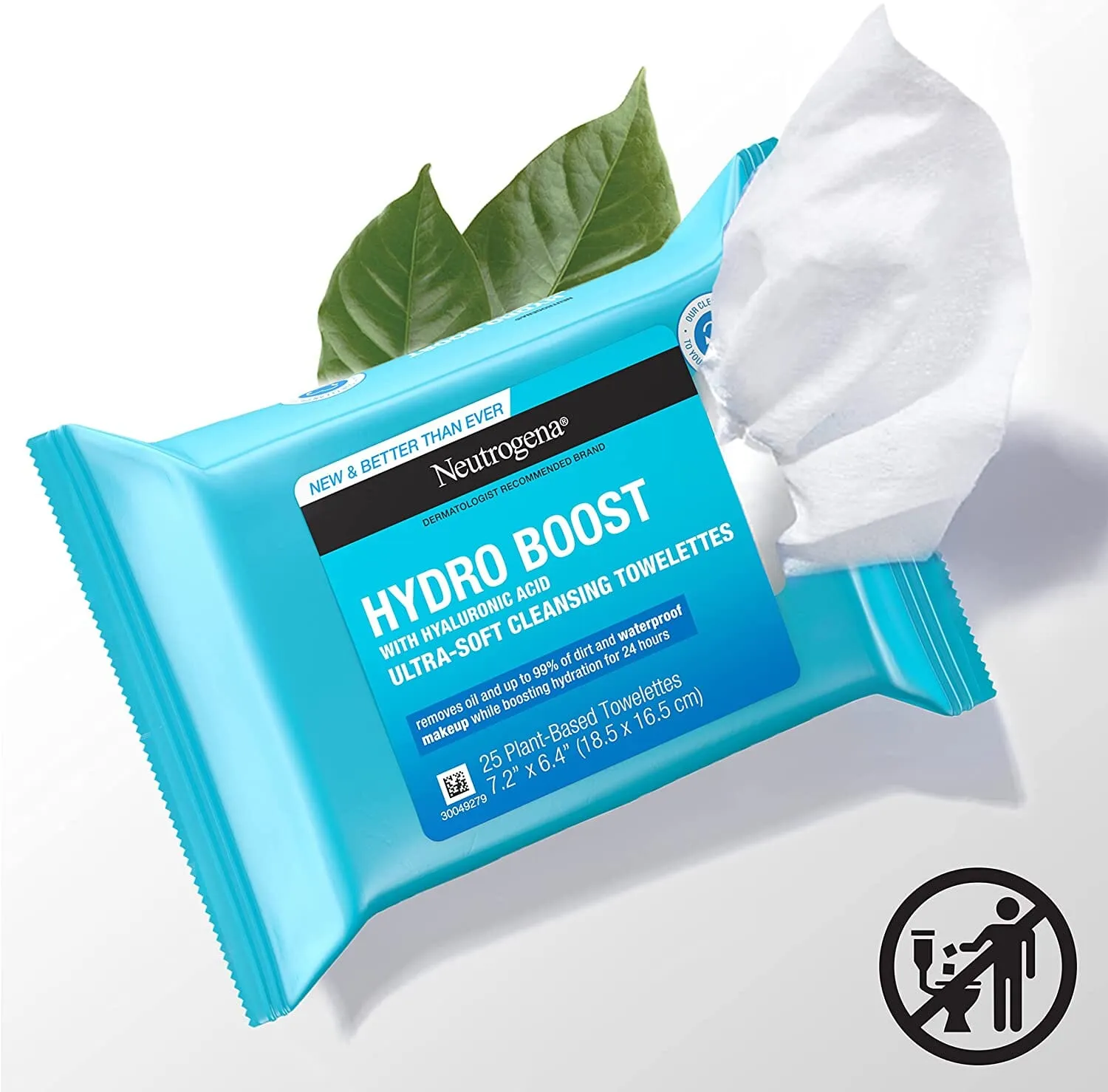6-Pack: Neutrogena Hydro Boost Cleanser Facial Wipes, 25 Count