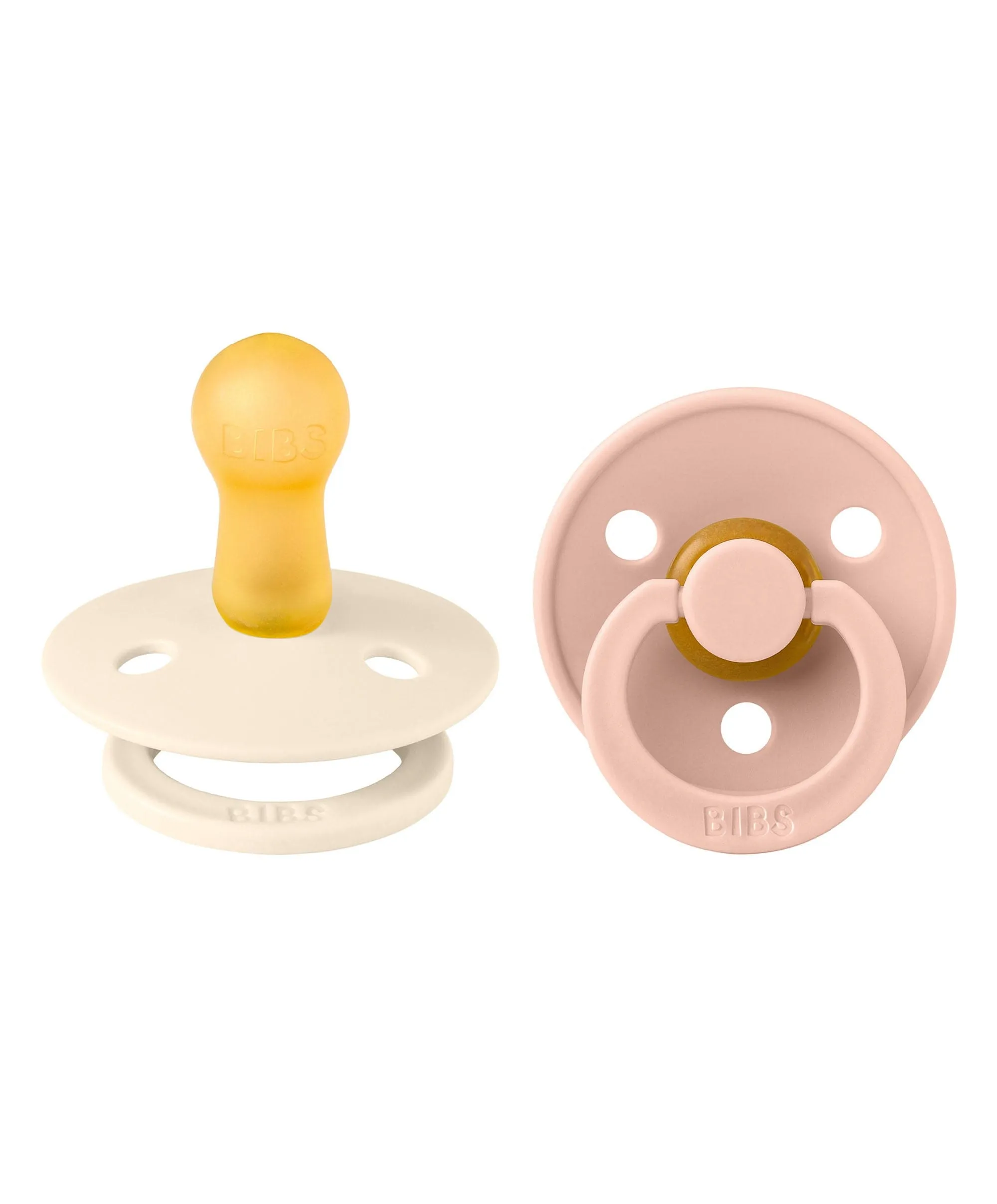 BIBS Dummies Bundle Size 1 (3 Pieces) – Blush/Ivory