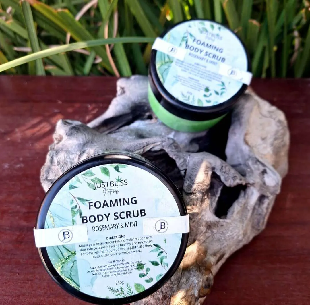 BODY SCRUB:  Rosemary & Mint (250g)
