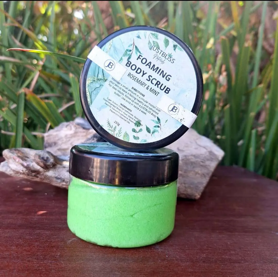 BODY SCRUB:  Rosemary & Mint (250g)