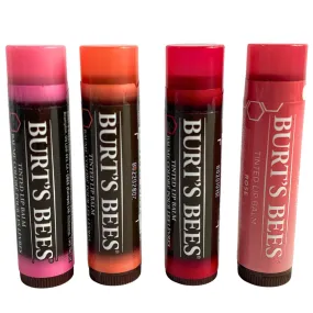 Burts Bees Assorted Tinted Lip Balm Mix Natural 100% 0.15OZ (70 Pcs Lot)