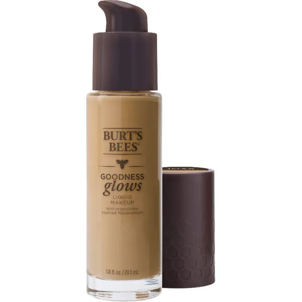 BURT'S BEES - Goodness Glows Liquid Foundation, Soft Honey - 1 fl. oz. (29.5 ml)