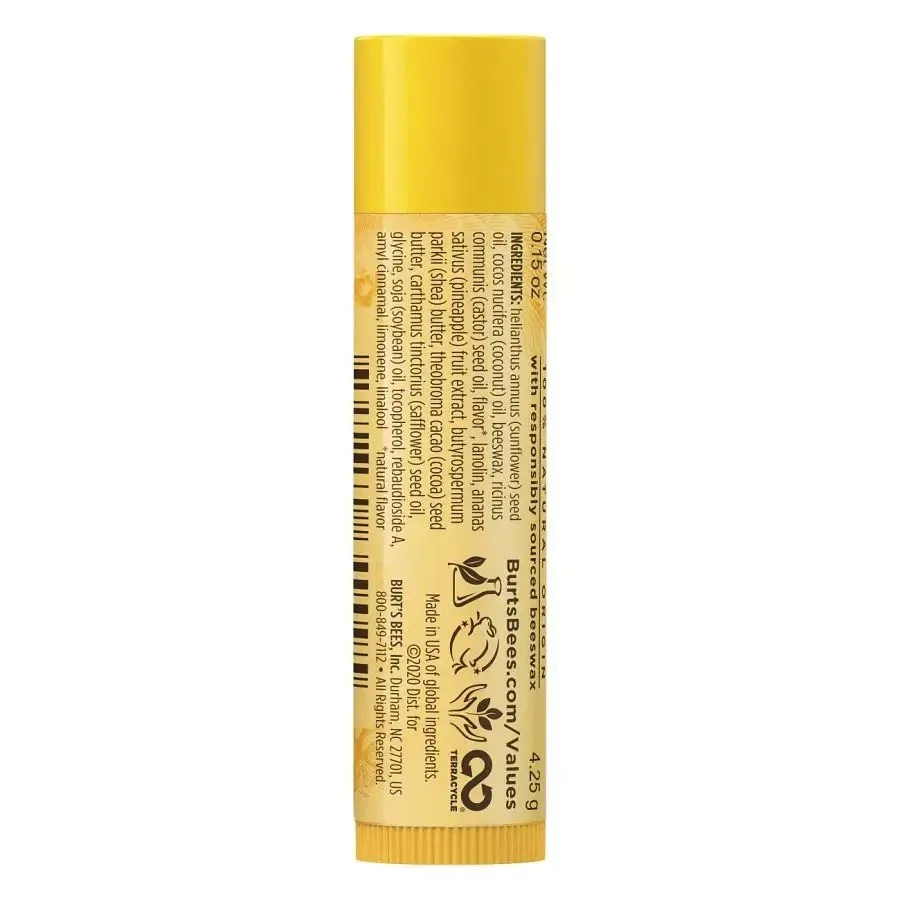 Burt's Bees Tropical Pineapple Lip Balm 0.15 oz Lip Balm