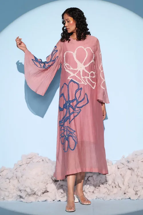 Chambray & Co.'S  Set Elenor Ravelled Applique Silk Set