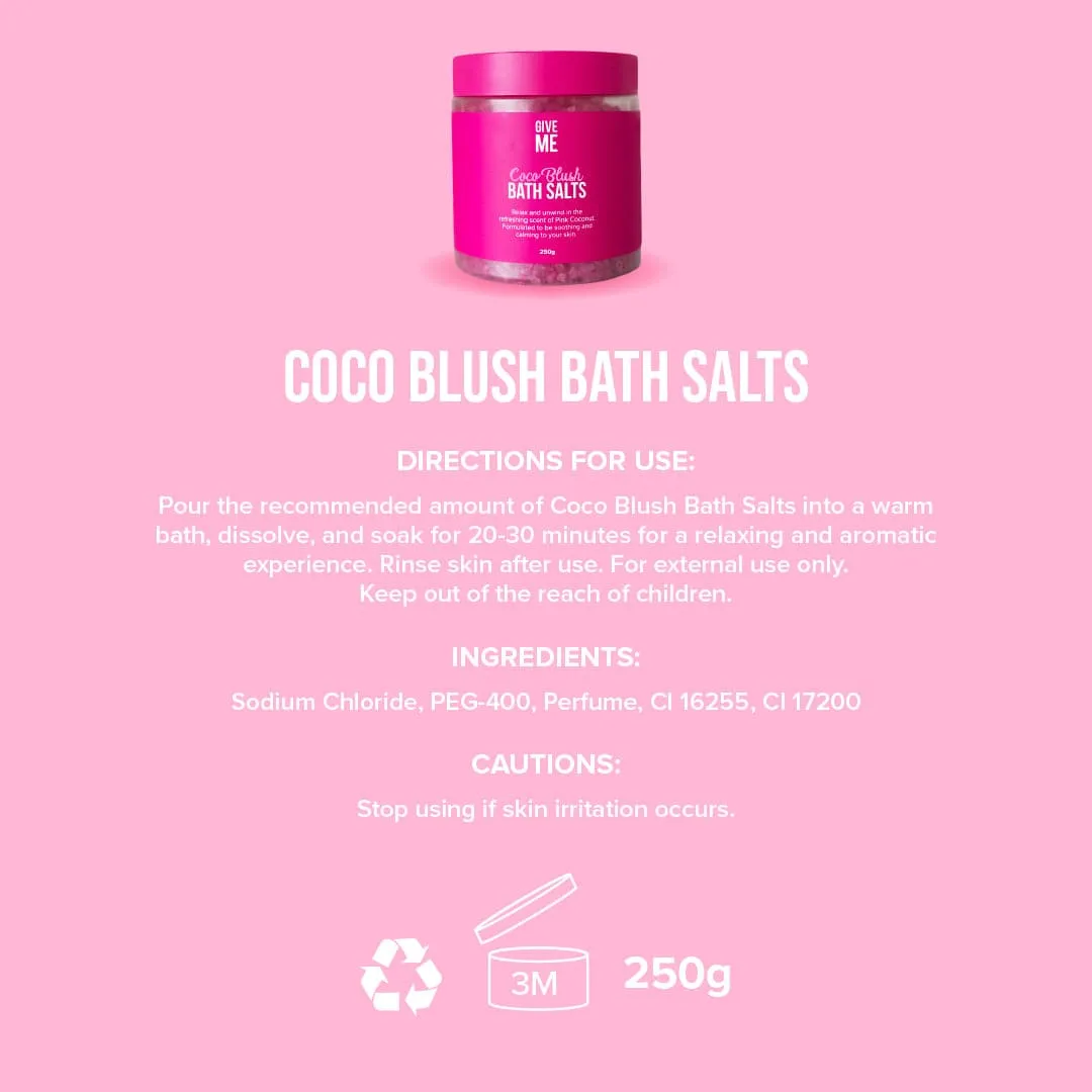 Coco Blush Bath Salts