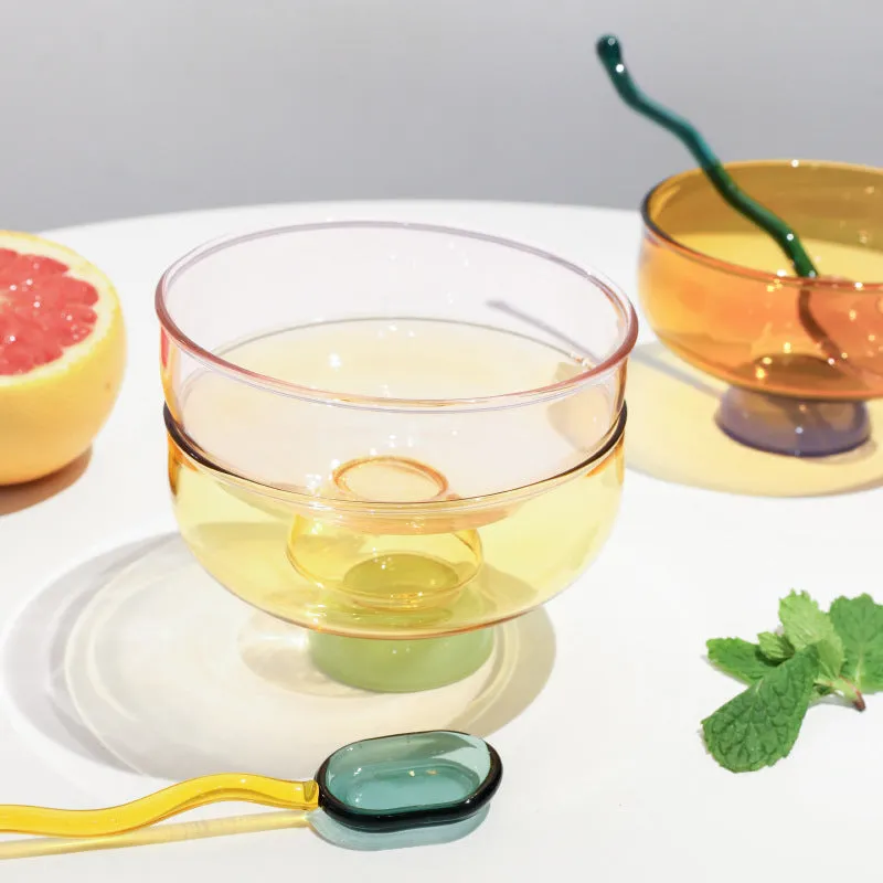 Household Heat-resistant Transparent Glass Bowl