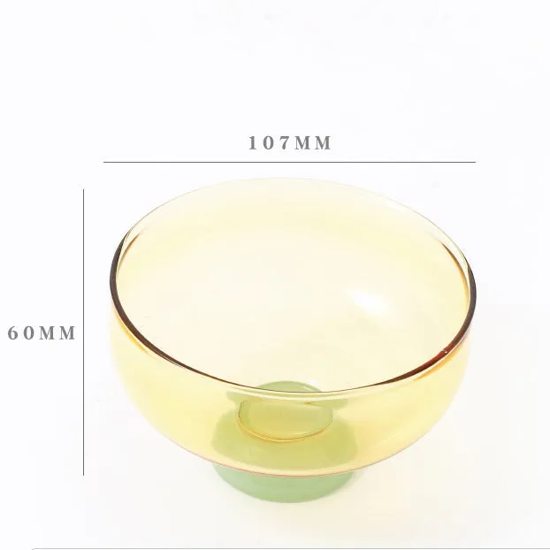 Household Heat-resistant Transparent Glass Bowl