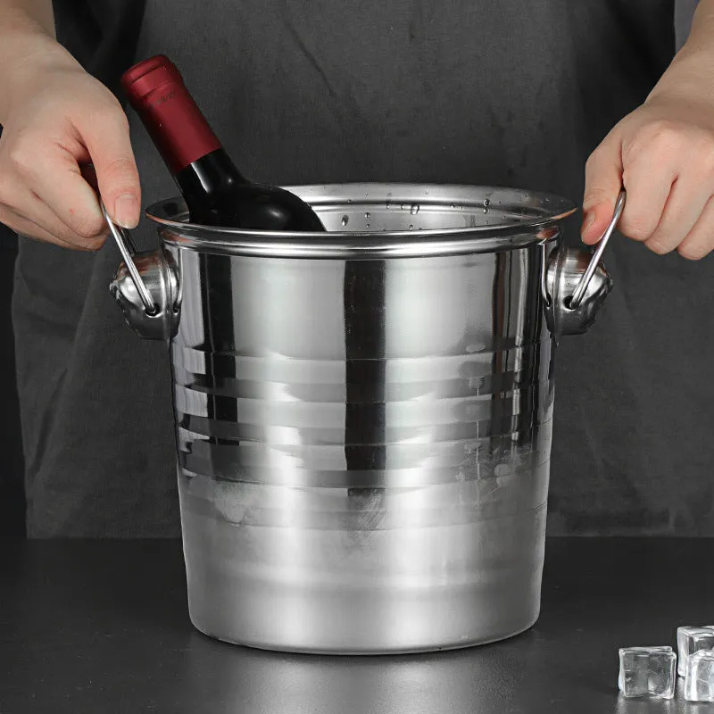 Ice Cube Bucket Commercial Frozen Wine Bucket Champagne Bucket Ice Bucket Red Wine Ice Bucket