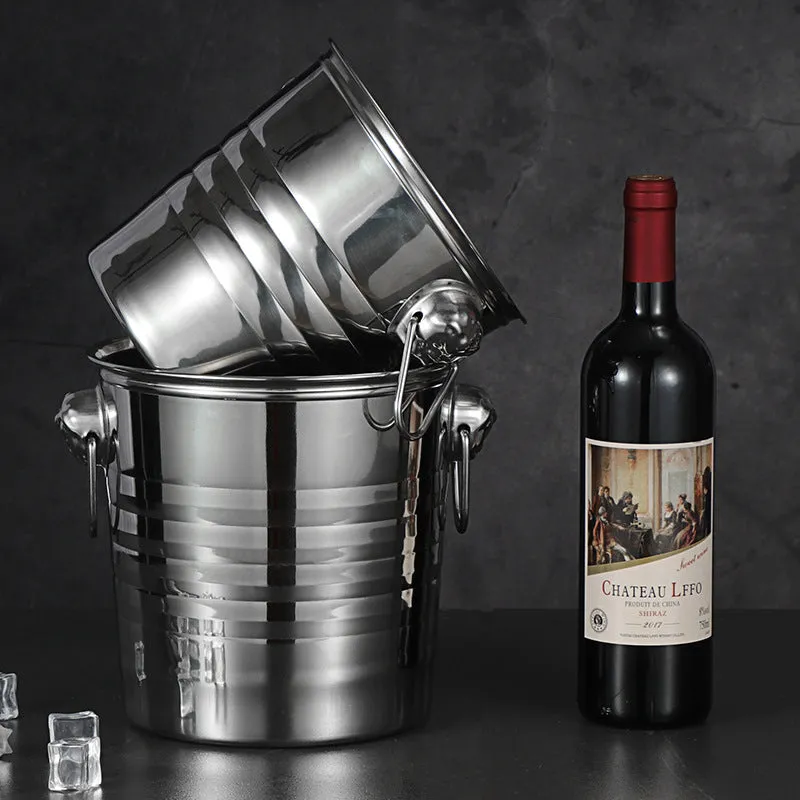 Ice Cube Bucket Commercial Frozen Wine Bucket Champagne Bucket Ice Bucket Red Wine Ice Bucket