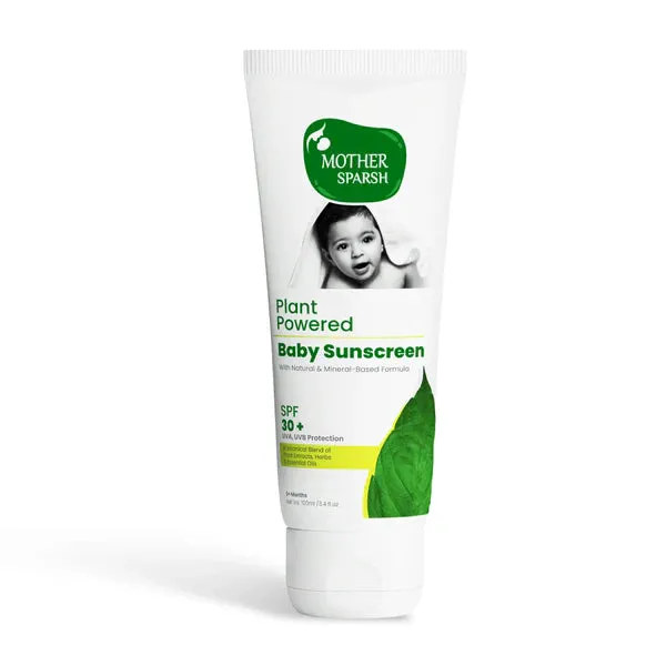 Mother Sparsh Plant Powered Baby Sunscreen Lotion with SPF 30 