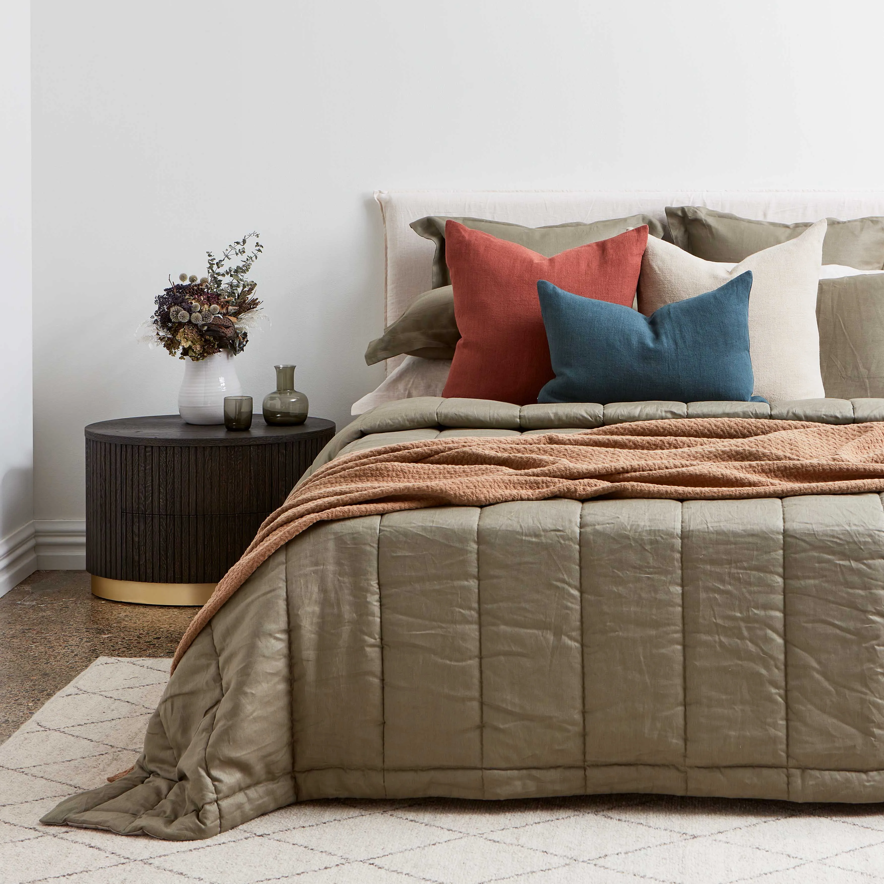 Natural Heavy Linen Cushion