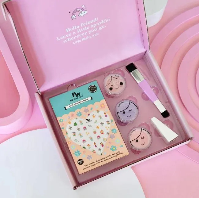 No Nasties Nisha Pink Natural Kid's Play Makeup Goody Pack
