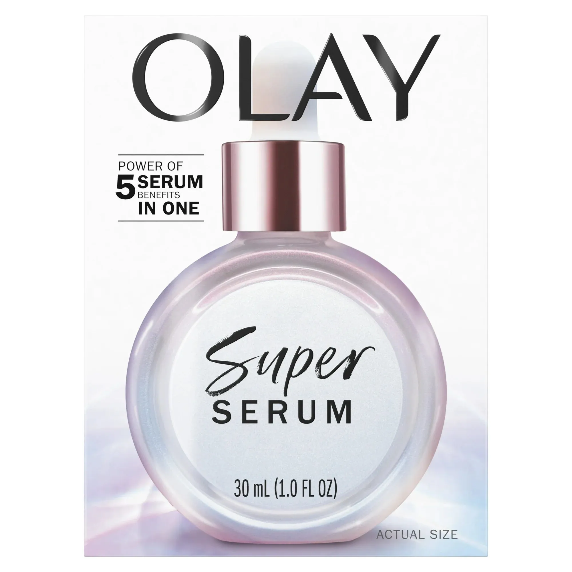 Olay Super Serum 5-in-1 Anti-Aging Face Serum, Smoothing Serum, All Skin Types