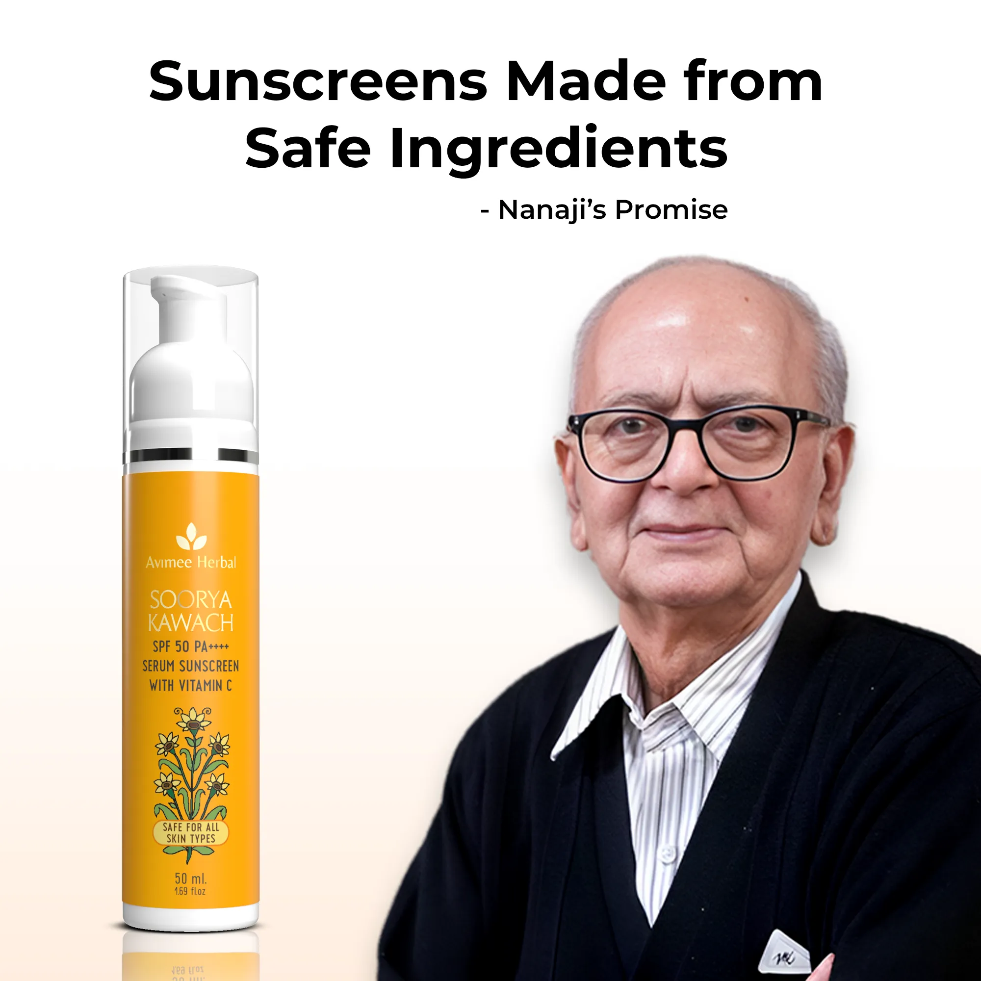 Soorya Kawach SPF 50 PA     Vitamin C Serum Sunscreen