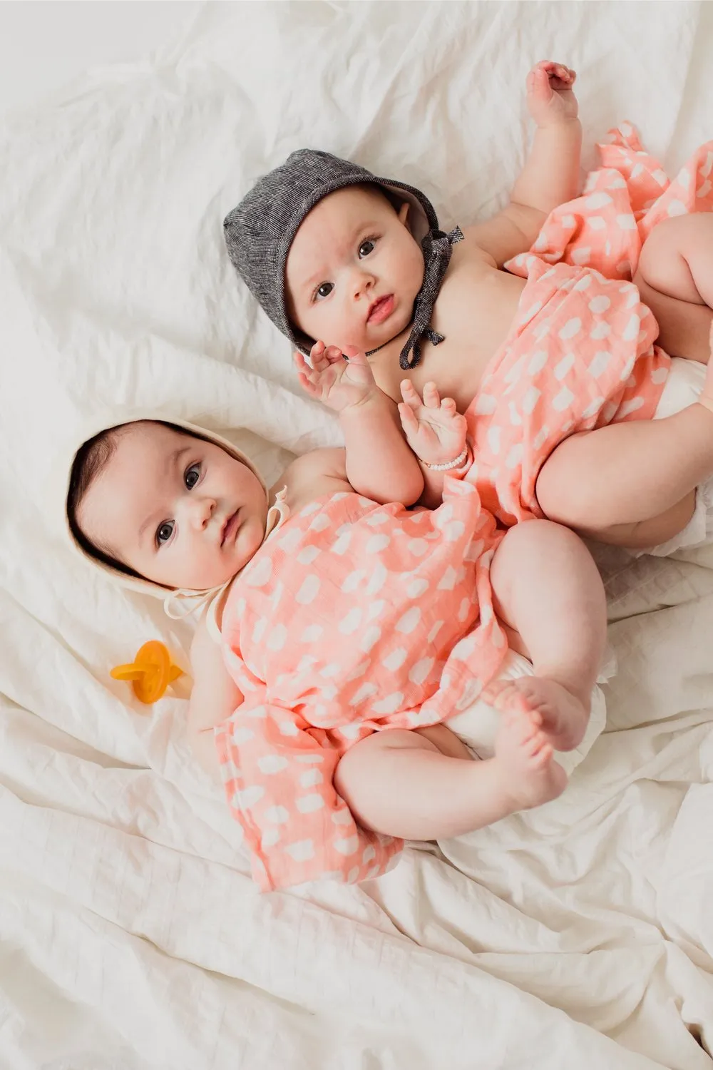 SPOTTED BLUSH SWADDLE