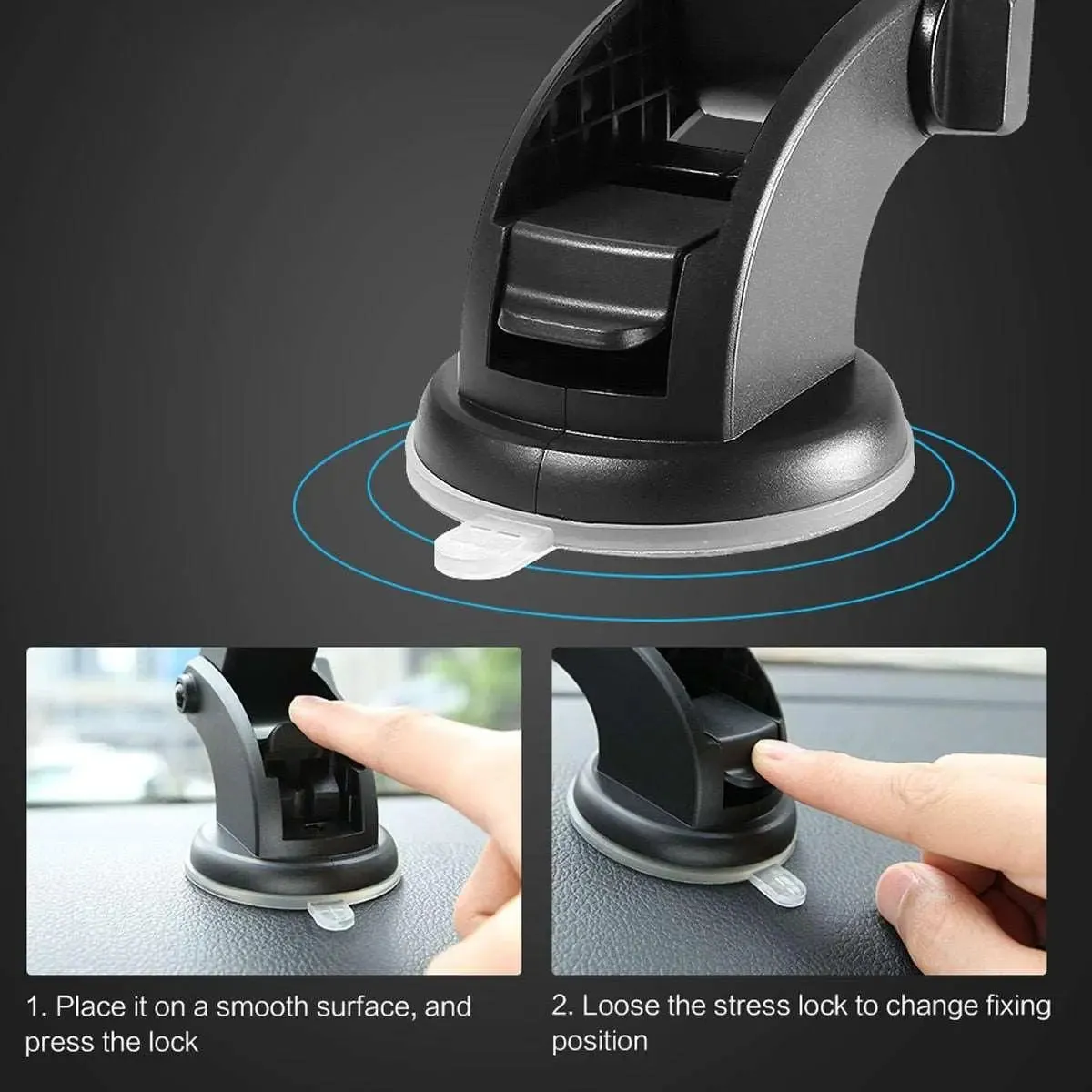 Ultimate 360-Degree Adjustable Car Phone Mount
