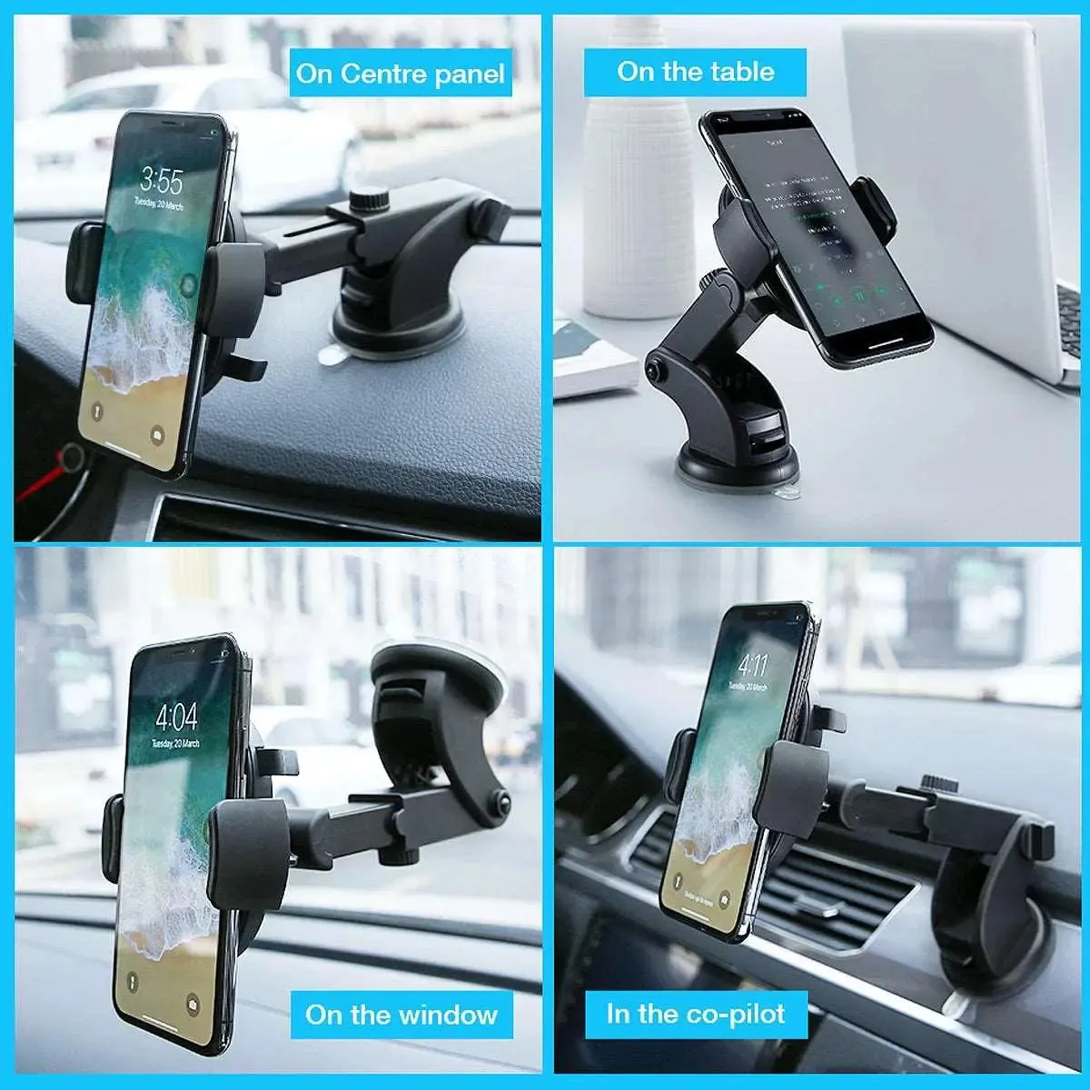 Ultimate 360-Degree Adjustable Car Phone Mount